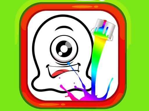 Alien Family Coloring Book Game